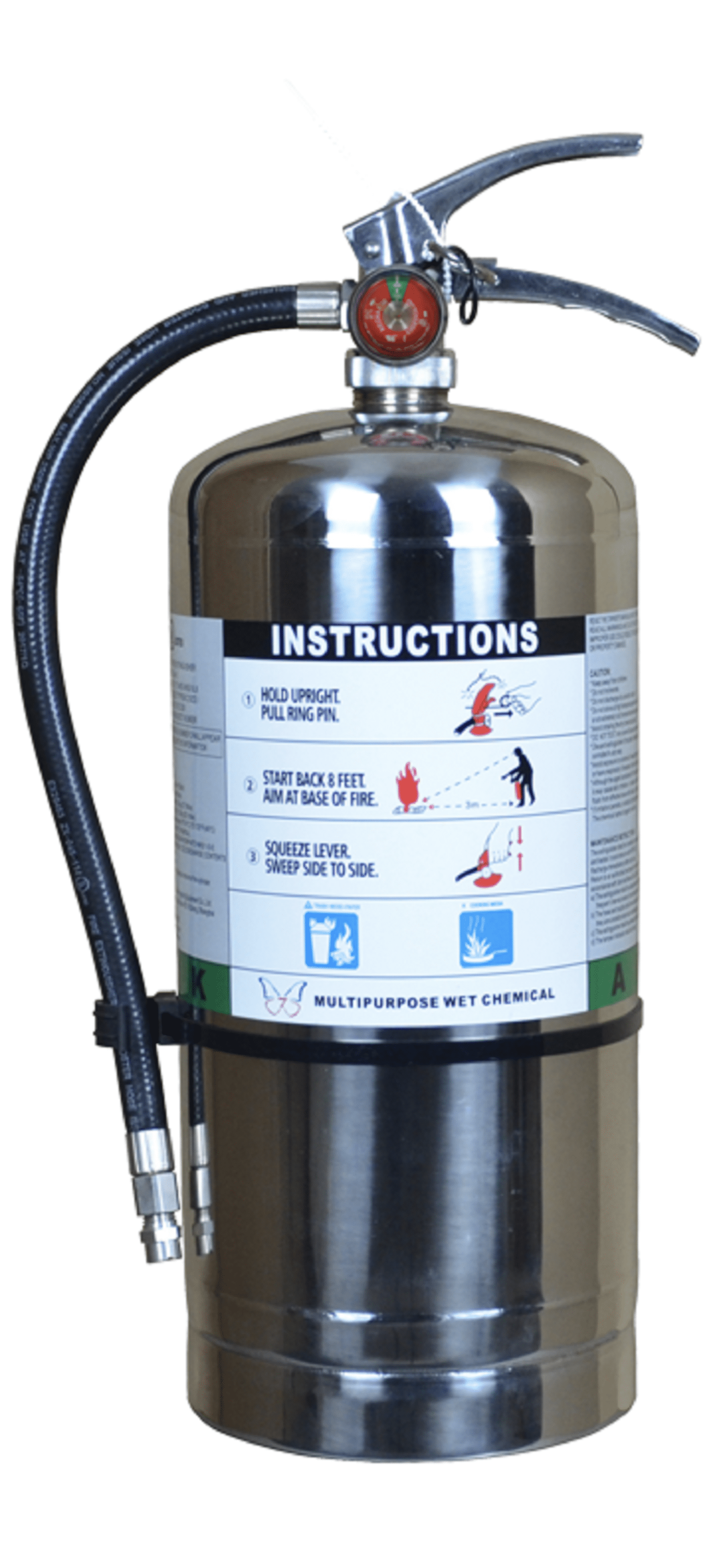 High Quality Victory, K-Class Fire Extinguishers For Commercial Kitchens-Tagged & Certified 2023.